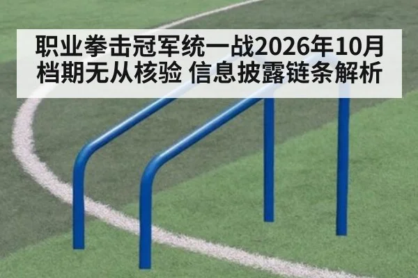 职业拳击冠军统一战2026年10月档期无从核验 信息披露链条解析